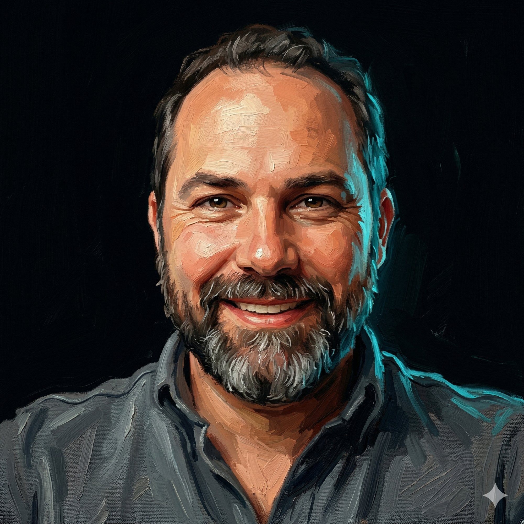 Greg Peterson — painterly portrait